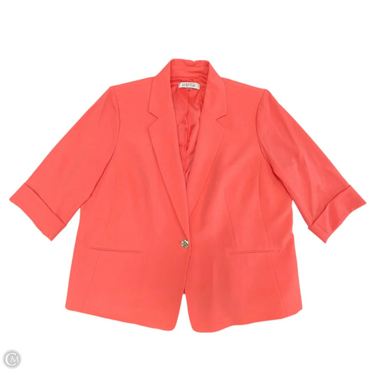 Blazer By Kasper In Coral, Size: 22