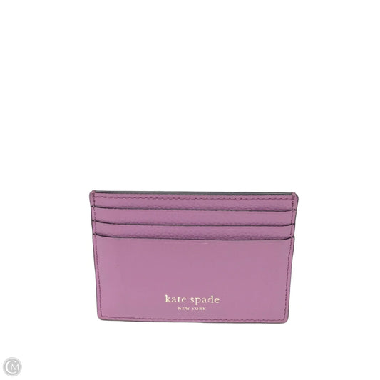 Wallet Leather By Kate Spade, Size: Small