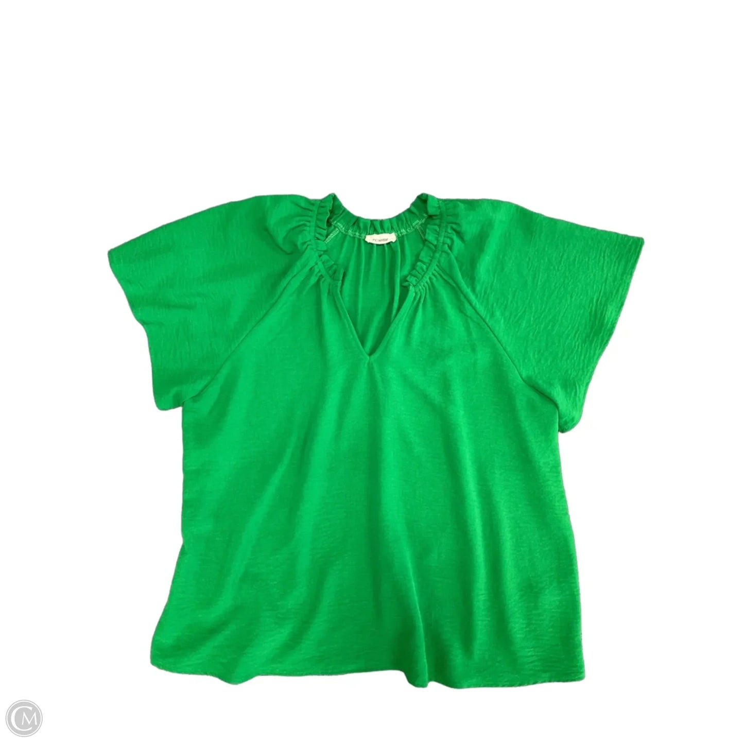 Top Short Sleeve By Eesome In Green, Size: M