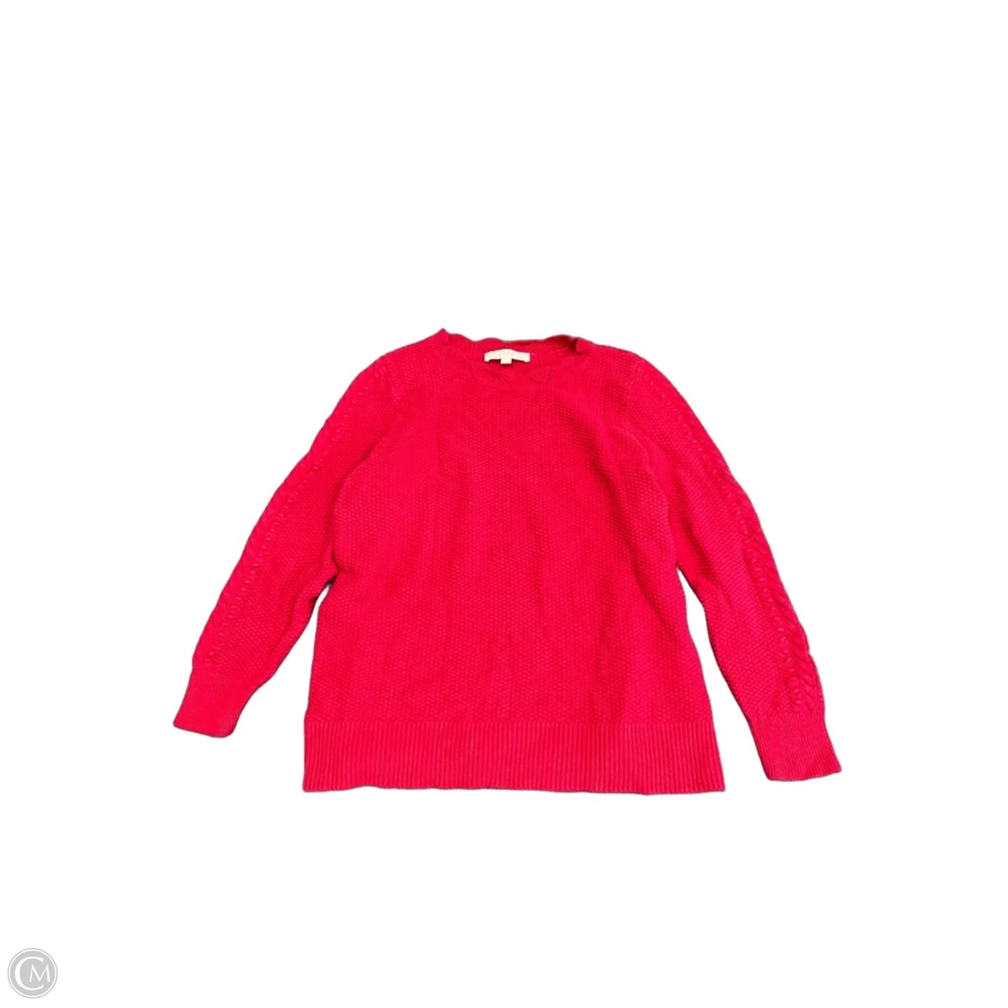 Sweater By Loft In Red, Size: L