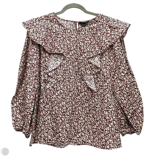 Top Long Sleeve By Ted Baker In Multi-colored, Size: XL