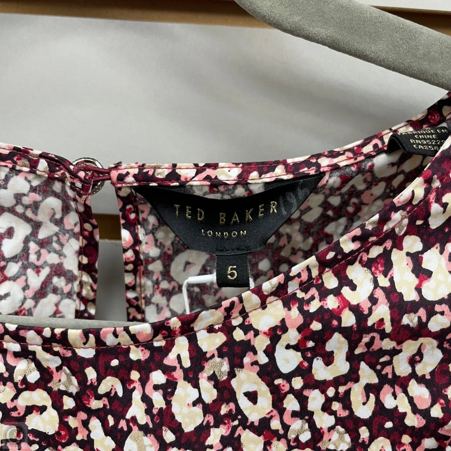 Top Long Sleeve By Ted Baker In Multi-colored, Size: XL