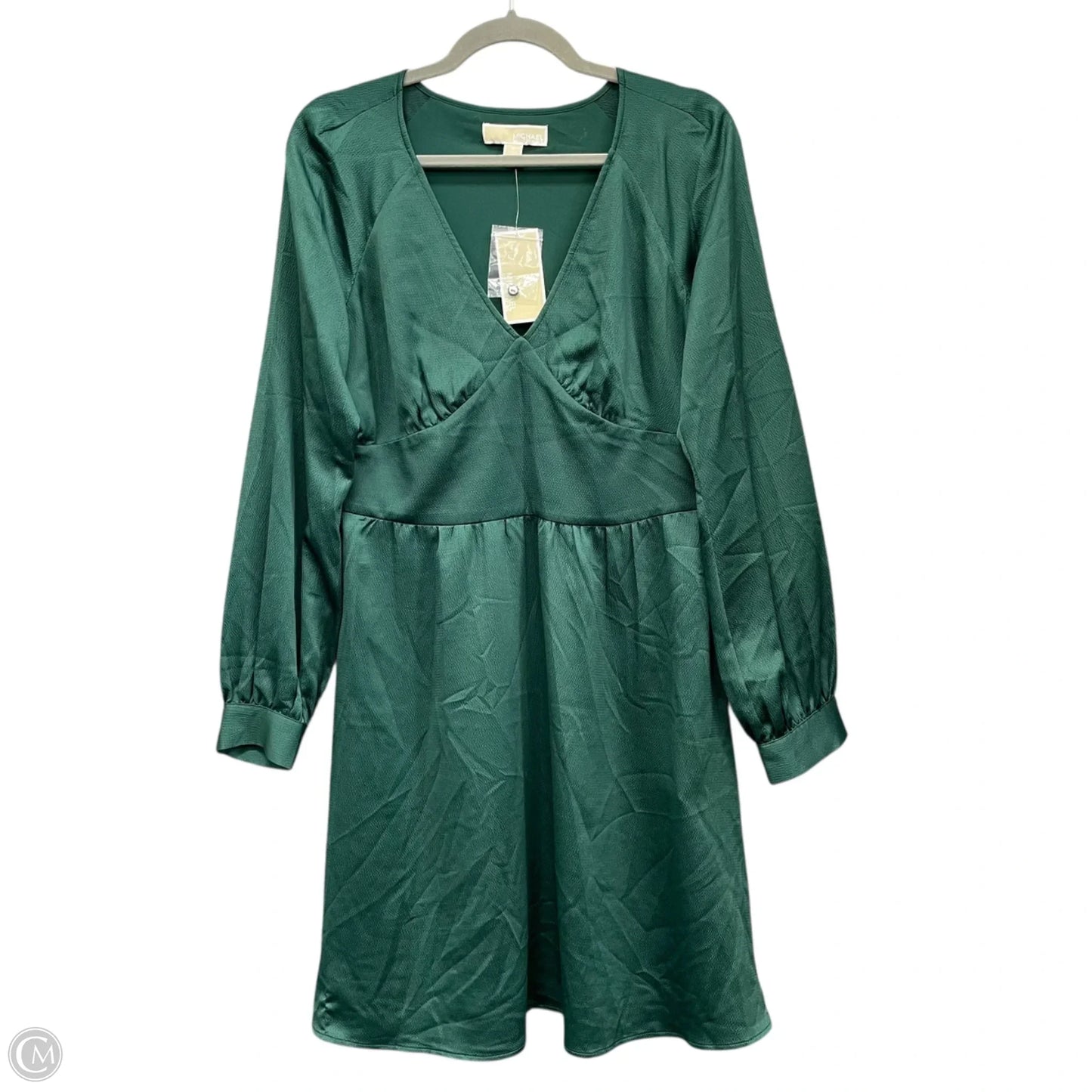 Dress Casual Midi By Michael By Michael Kors In Green, Size: M