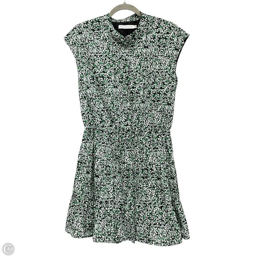 Dress Designer By Rebecca Minkoff In Green & White, Size: M