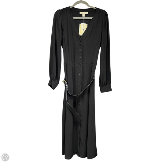 Dress Casual Midi By Michael By Michael Kors In Black, Size: M