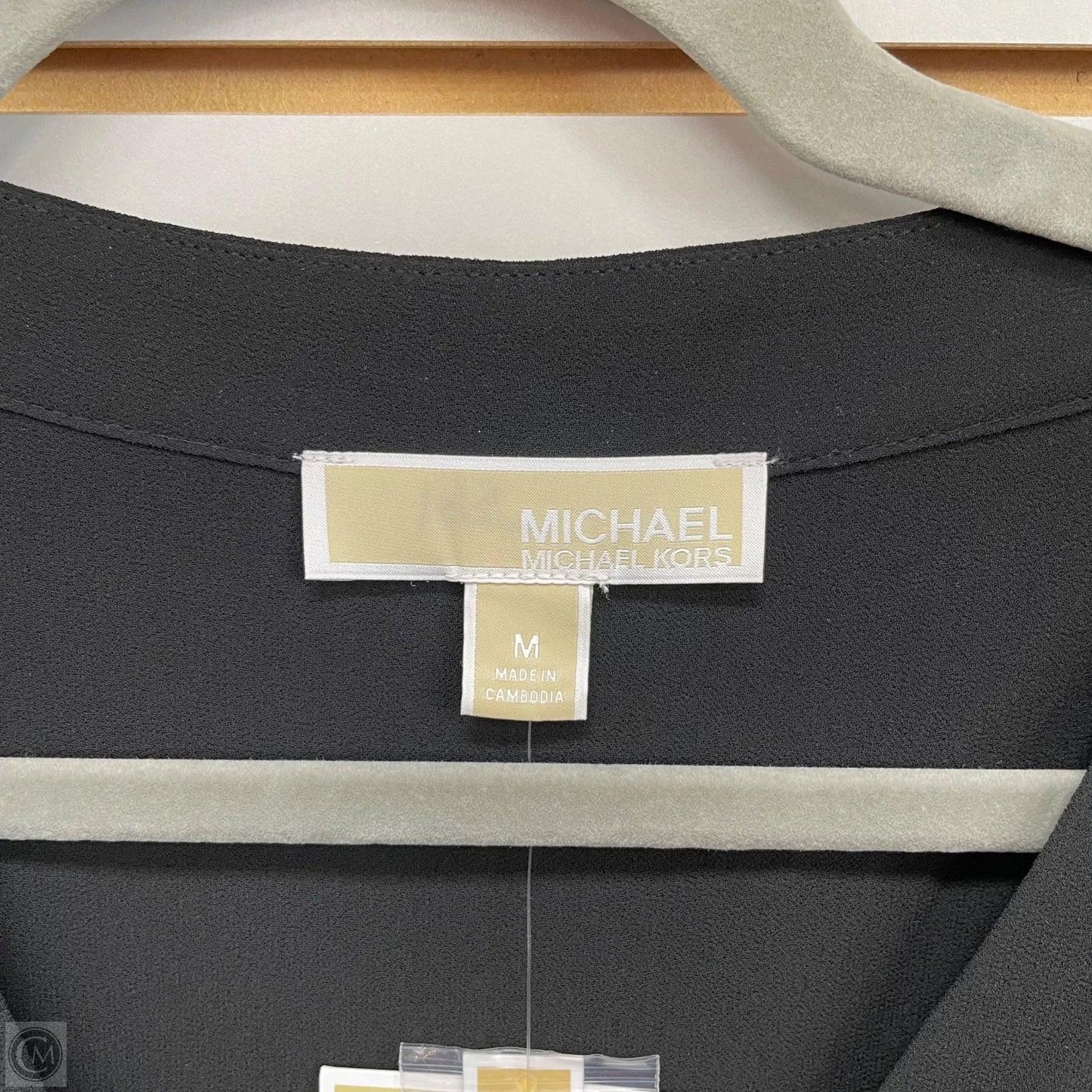 Dress Casual Midi By Michael By Michael Kors In Black, Size: M