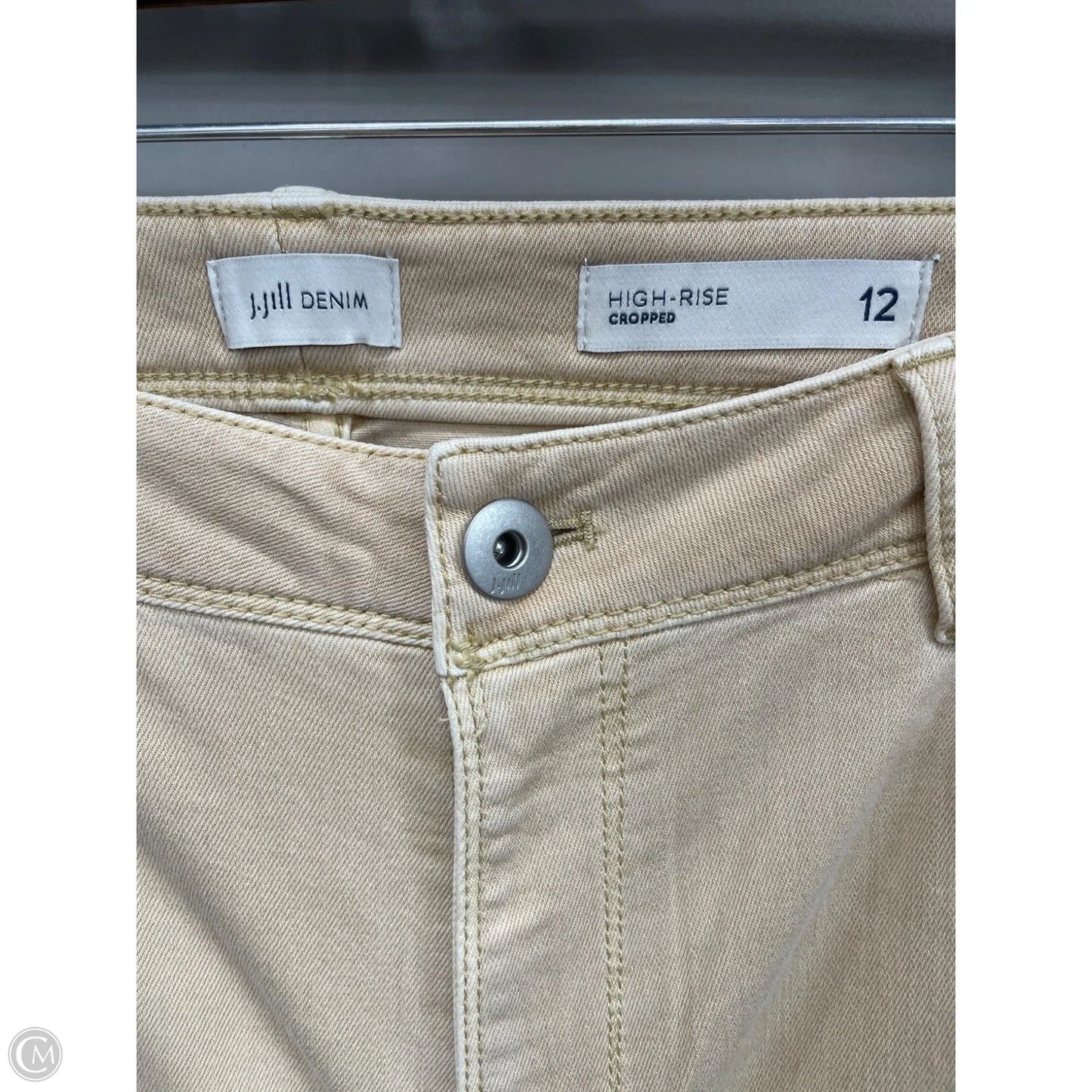 Jeans Cropped By J. Jill In Beige, Size: 12