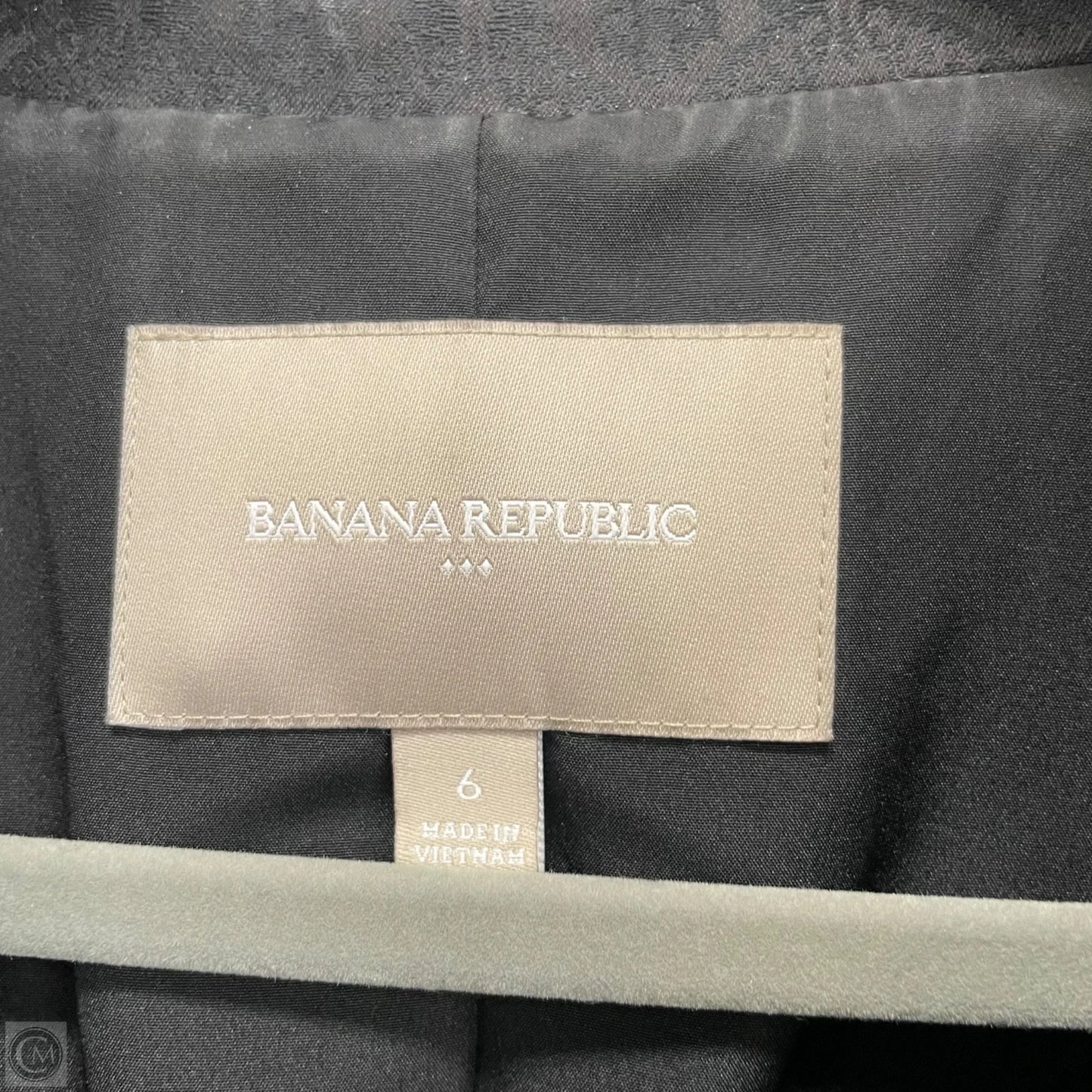 Blazer By Banana Republic In Black, Size: 6