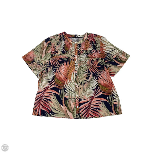 Top Short Sleeve By Tommy Bahama In Multi-colored, Size: M