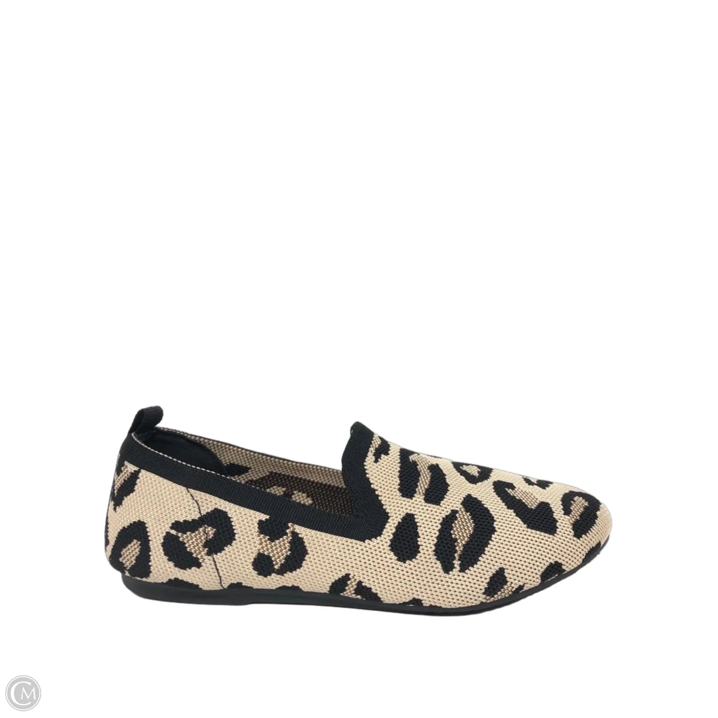 Shoes Flats By Clothes Mentor In Black & Tan, Size: 7