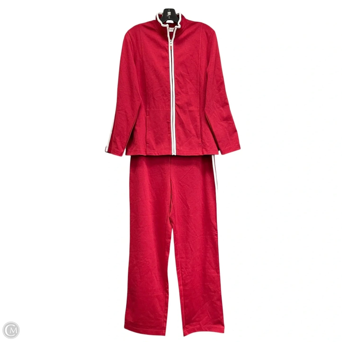 Pants Set 2pc By Clothes Mentor In Red, Size: M