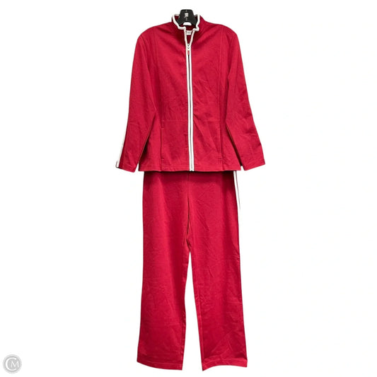 Pants Set 2pc By Clothes Mentor In Red, Size: M