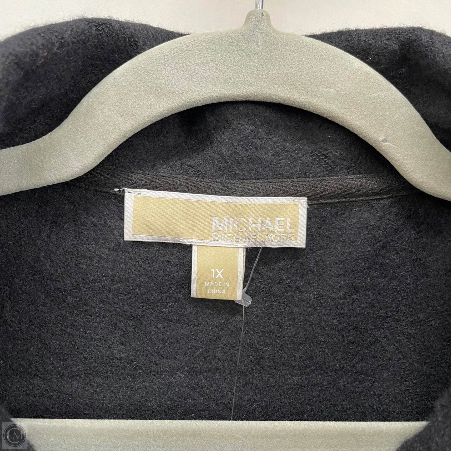 Sweater Cardigan By Michael By Michael Kors In Black, Size: 1x