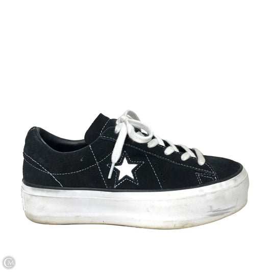 Shoes Sneakers Platform By Converse In Black & White, Size: 6