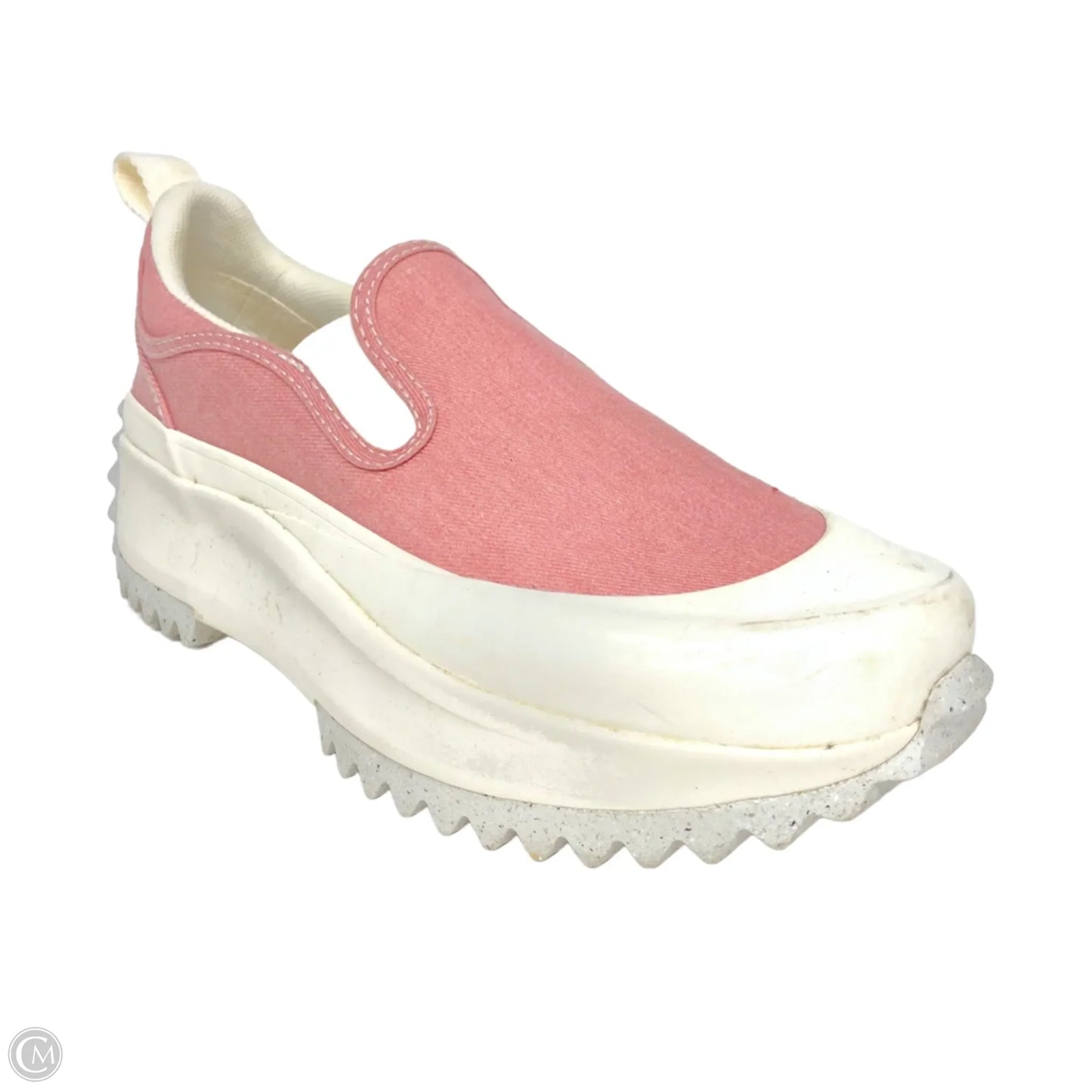 Shoes Sneakers Platform By Converse In Pink & White, Size: 6