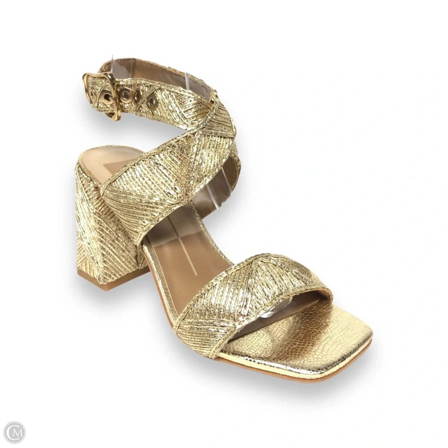 Shoes Heels Block By Dolce Vita In Gold, Size: 5