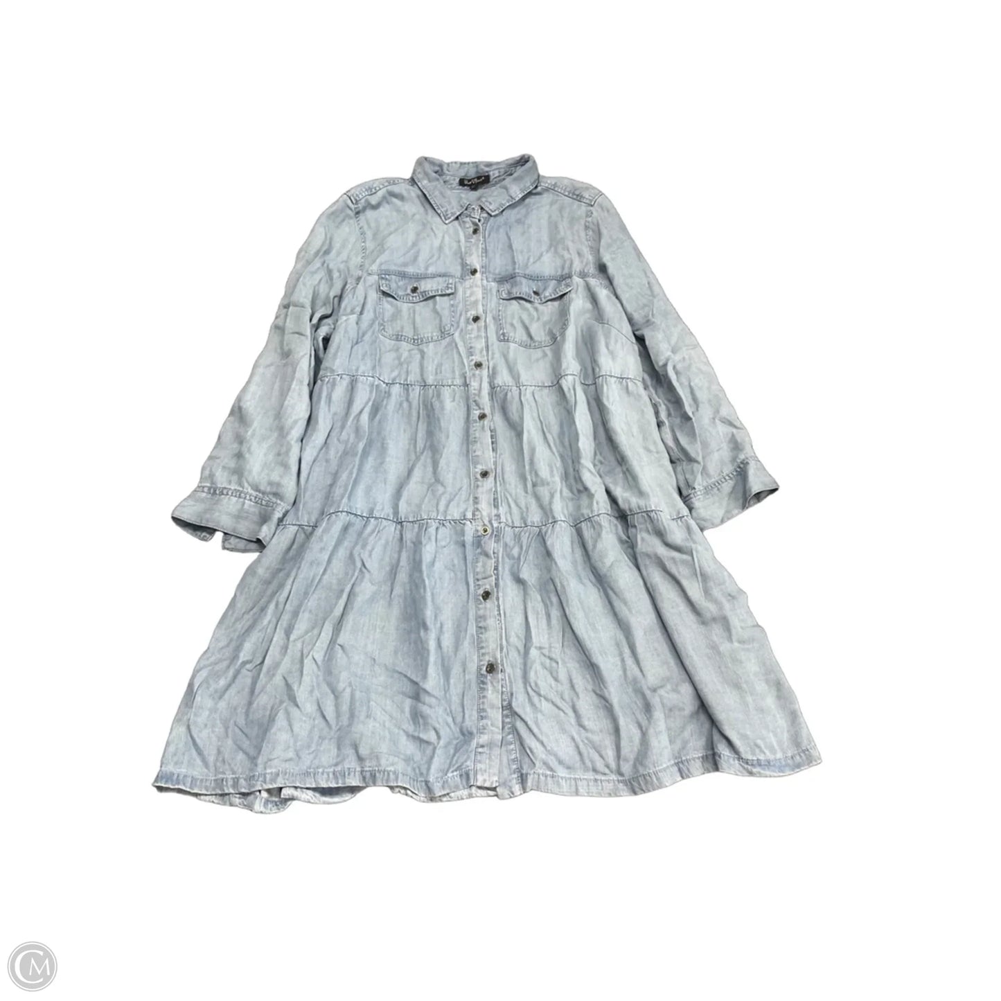 Dress Casual Short By Velvet Heart In Blue Denim, Size: 2x