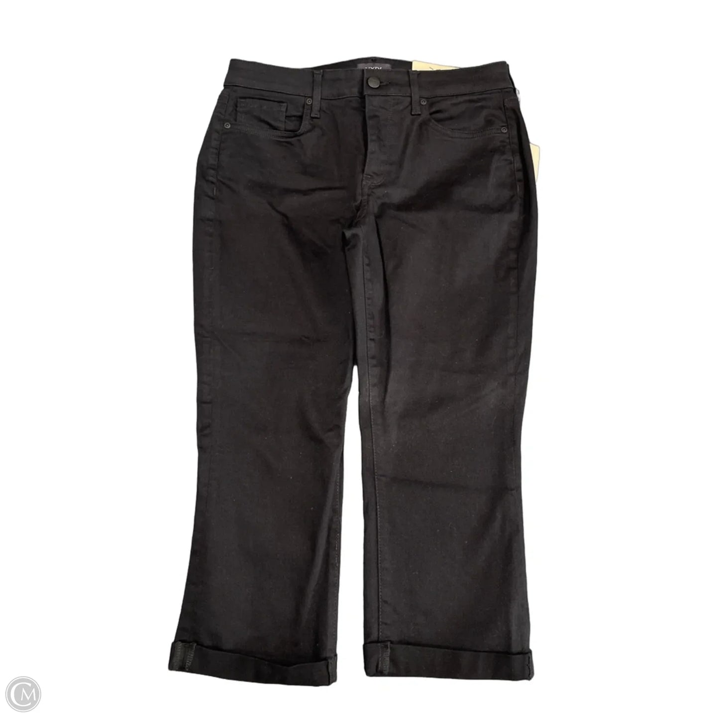 Jeans Boyfriend By Clothes Mentor In Black Denim, Size: 8