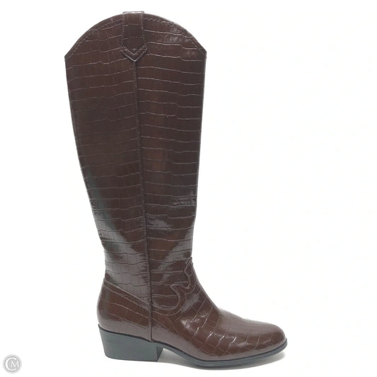Boots Western By Aerosoles In Brown, Size: 8