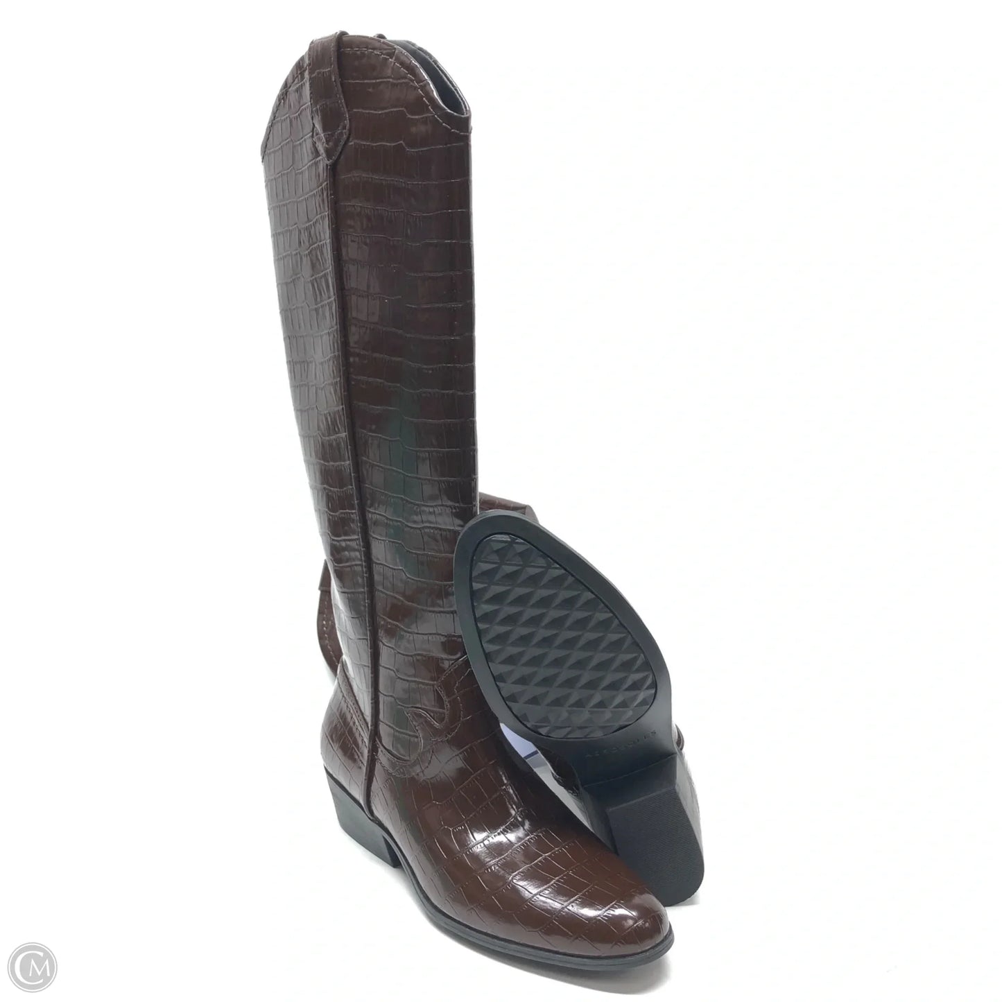 Boots Western By Aerosoles In Brown, Size: 8