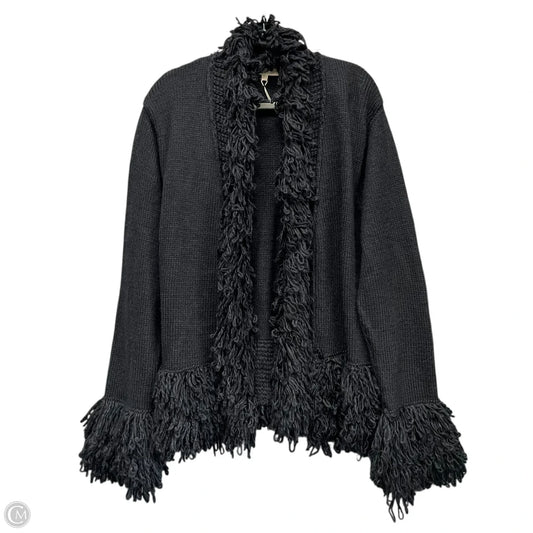 Sweater Cardigan By Chelsea And Violet In Black, Size: Xxl