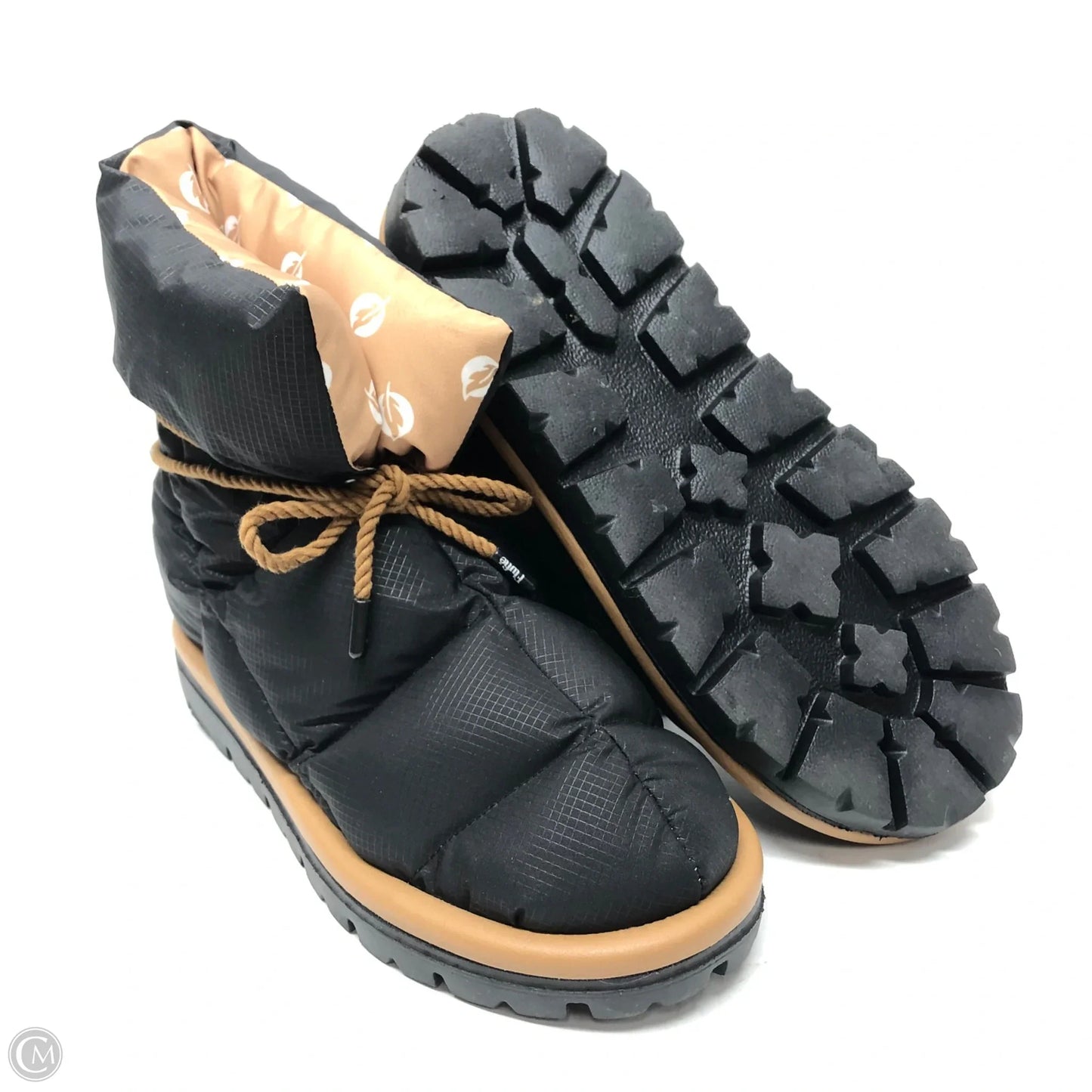 Boots Ankle Flats By Flufie In Black, Size: 9