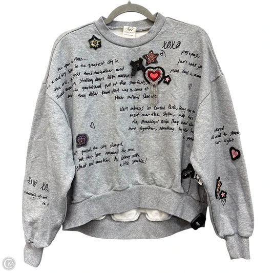 Sweatshirt Crewneck By Cinq A Sept In Grey, Size: Xs