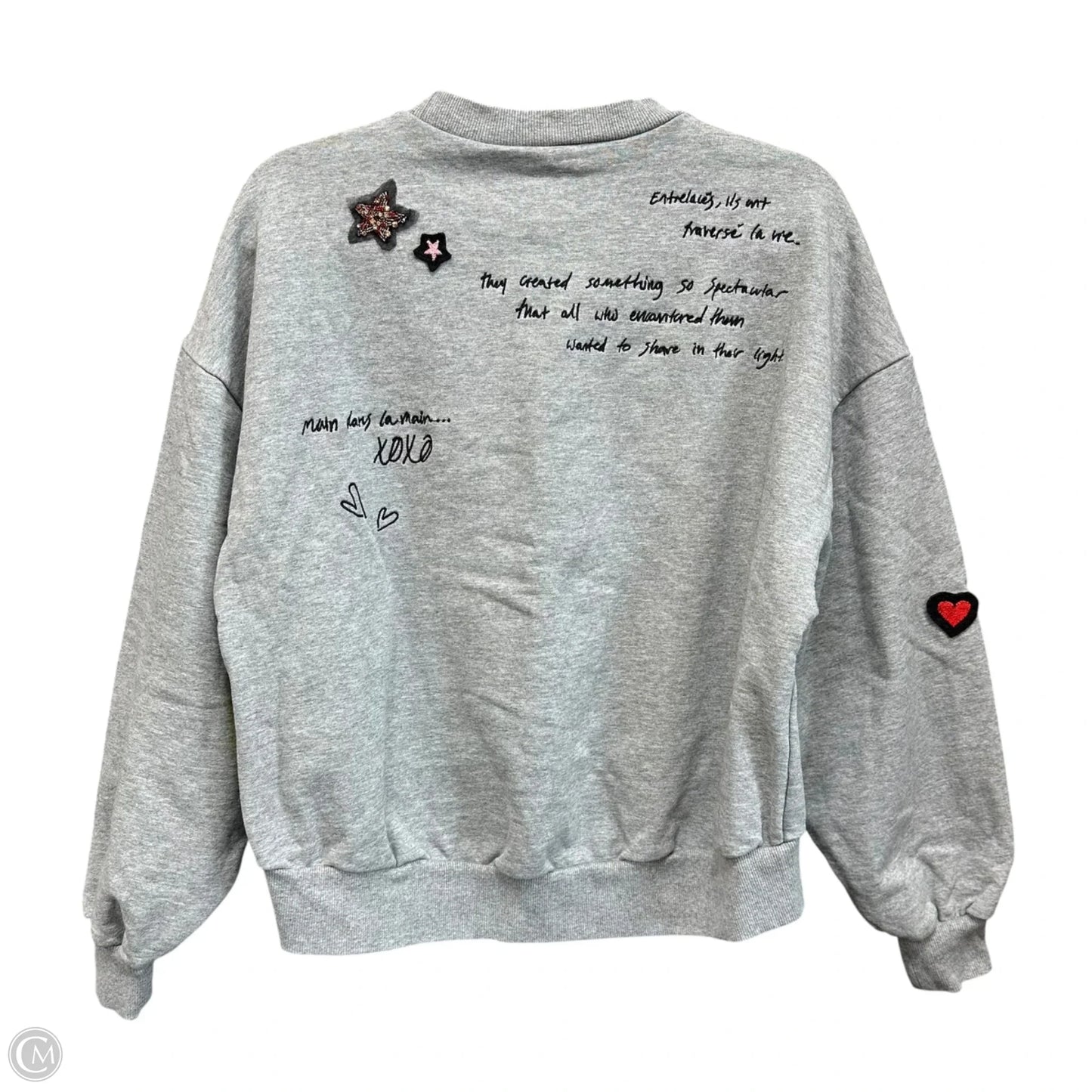Sweatshirt Crewneck By Cinq A Sept In Grey, Size: Xs