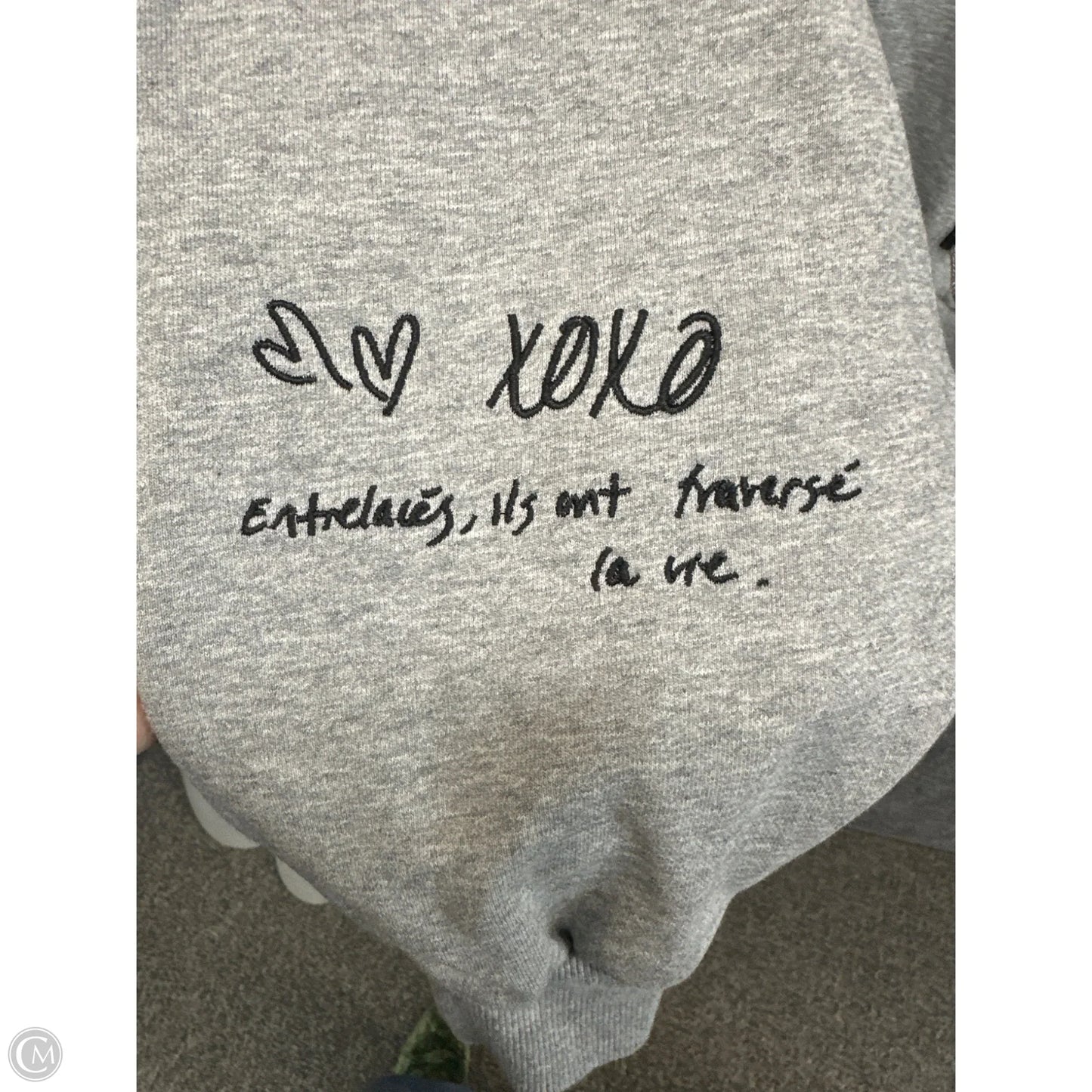 Sweatshirt Crewneck By Cinq A Sept In Grey, Size: Xs