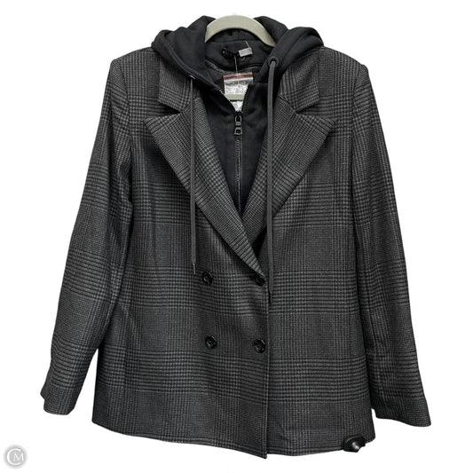 Jacket Designer By Alice + Olivia In Black & Grey, Size: S