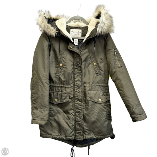 Coat Parka By American Rag In Green, Size: S