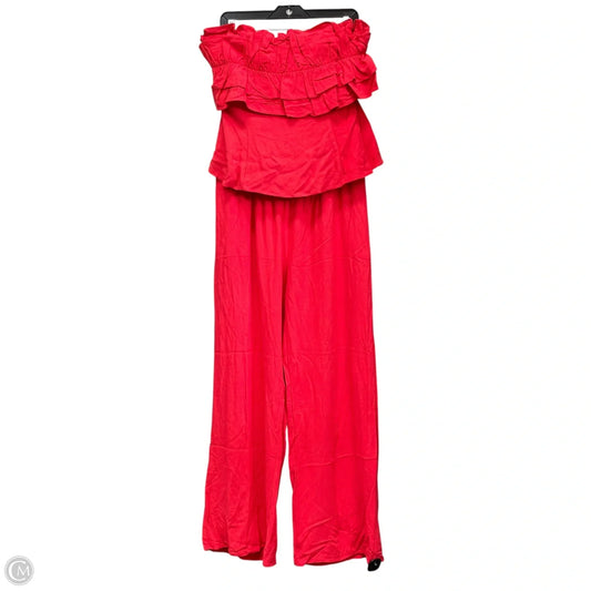 Pants Set 2pc By Sienna Sky In Red, Size: Xl