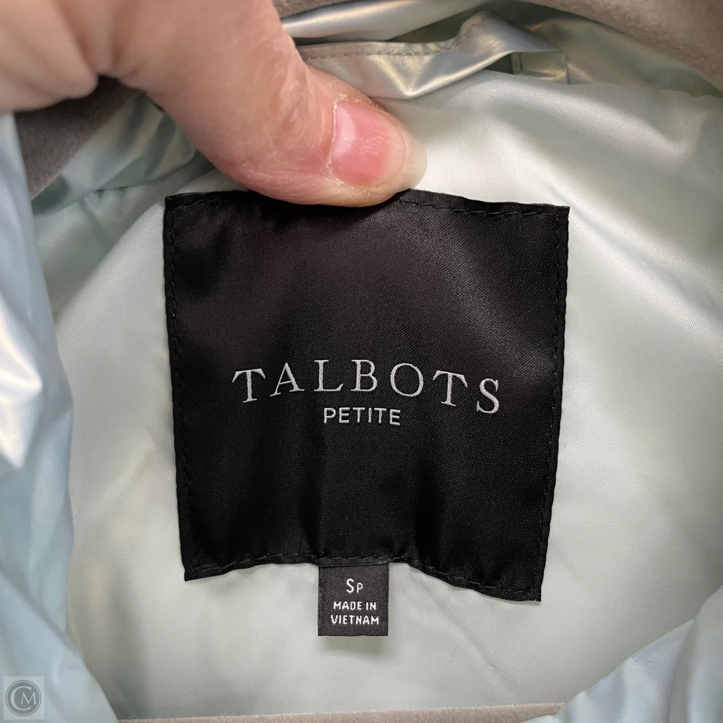 Vest Puffer & Quilted By Talbots In Green, Size: Sp