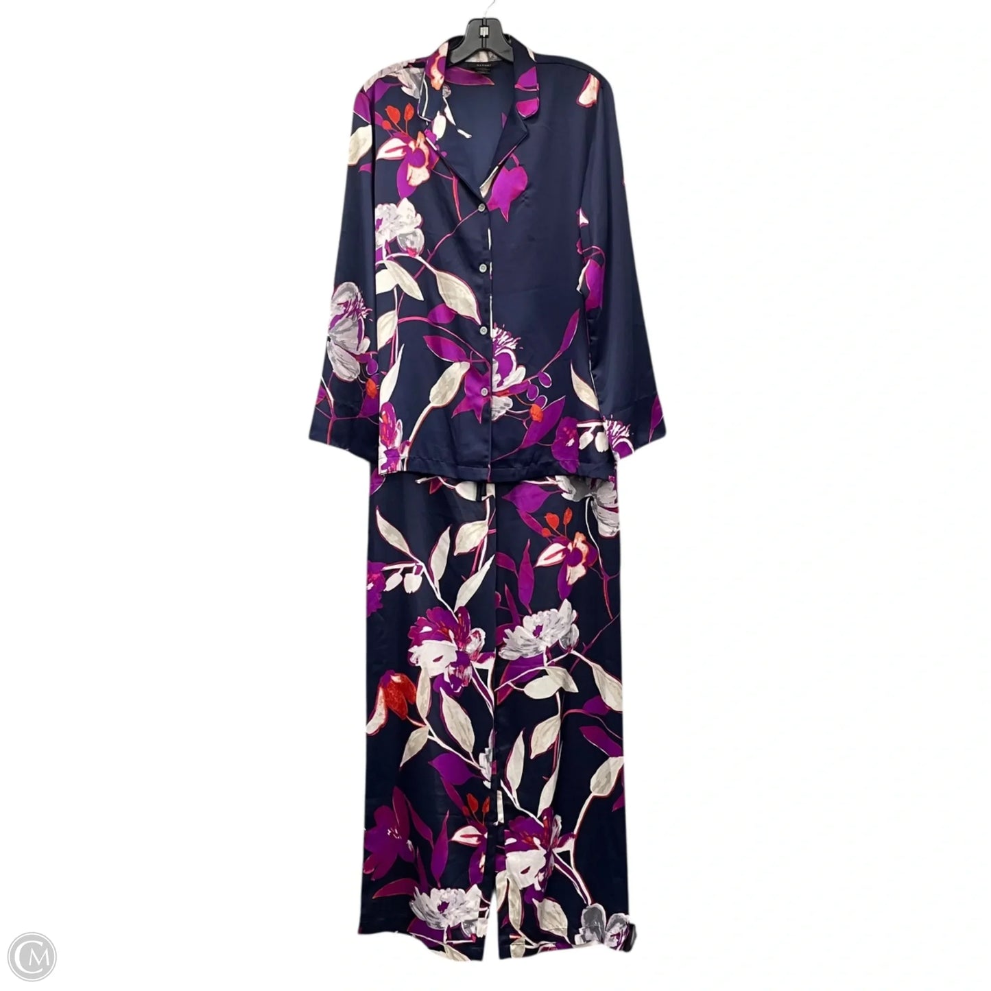 Pajamas 2pc By Natori In Floral Print, Size: M