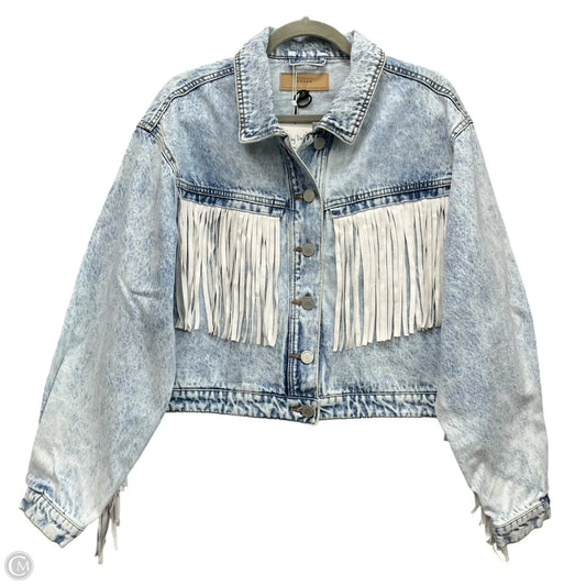Jacket Denim By Blanknyc In Blue Denim, Size: L