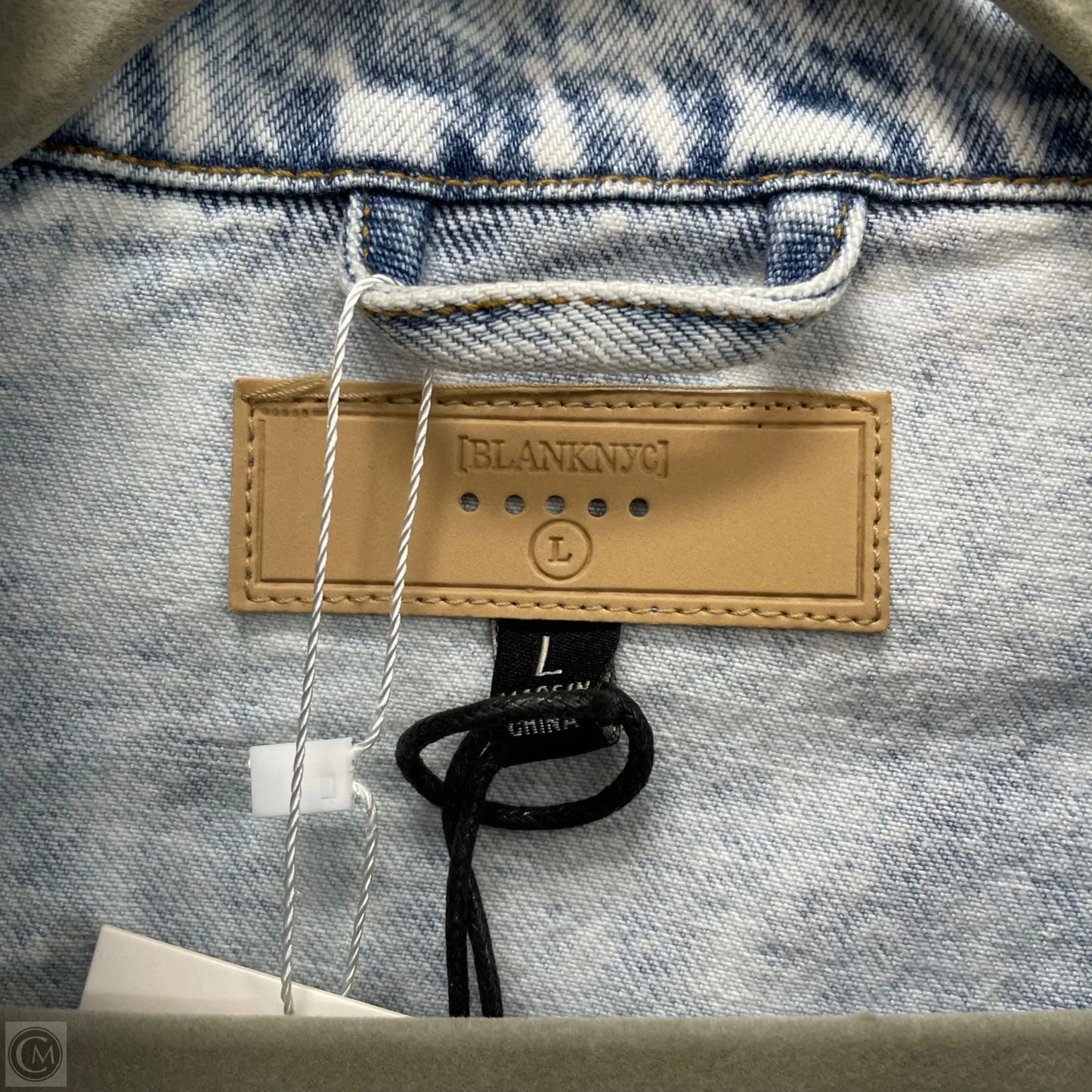 Jacket Denim By Blanknyc In Blue Denim, Size: L