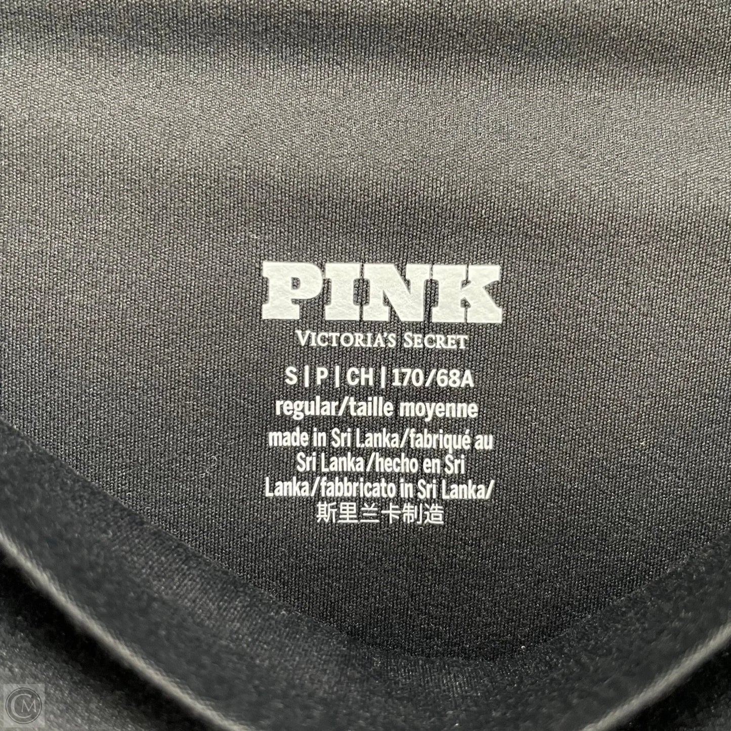 Athletic Leggings By Pink In Black, Size: S