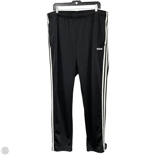 Athletic Pants By Adidas In Black, Size: 2x
