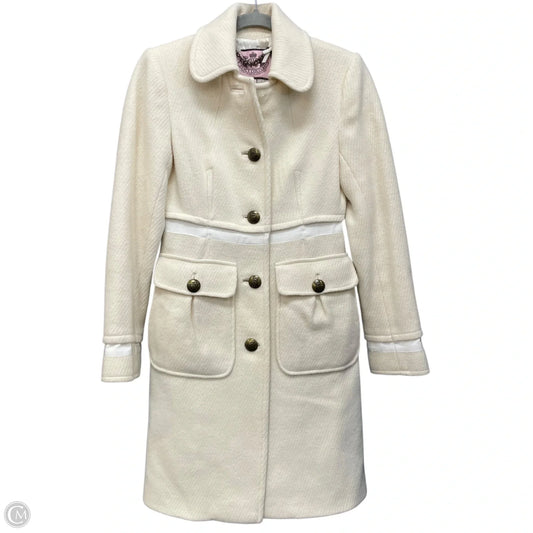 Coat Wool By Juicy Couture In Cream, Size: Sp