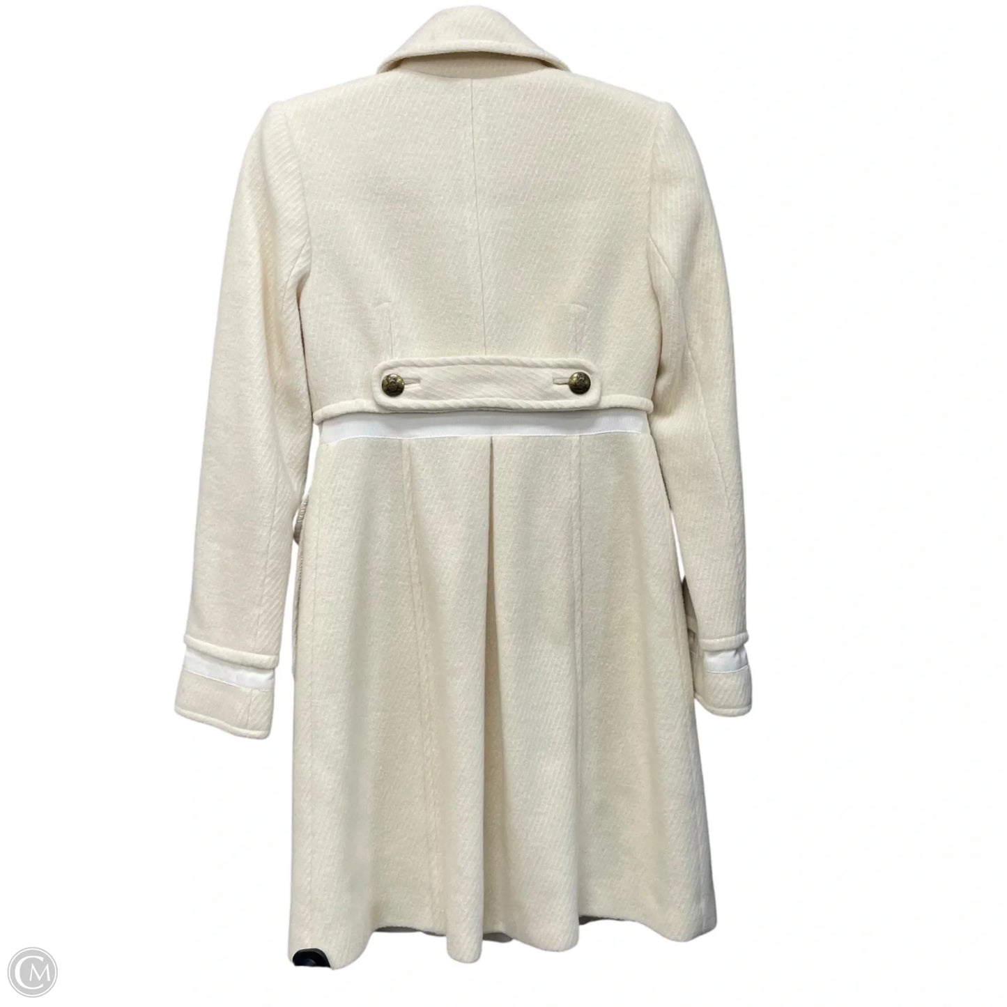 Coat Wool By Juicy Couture In Cream, Size: Sp