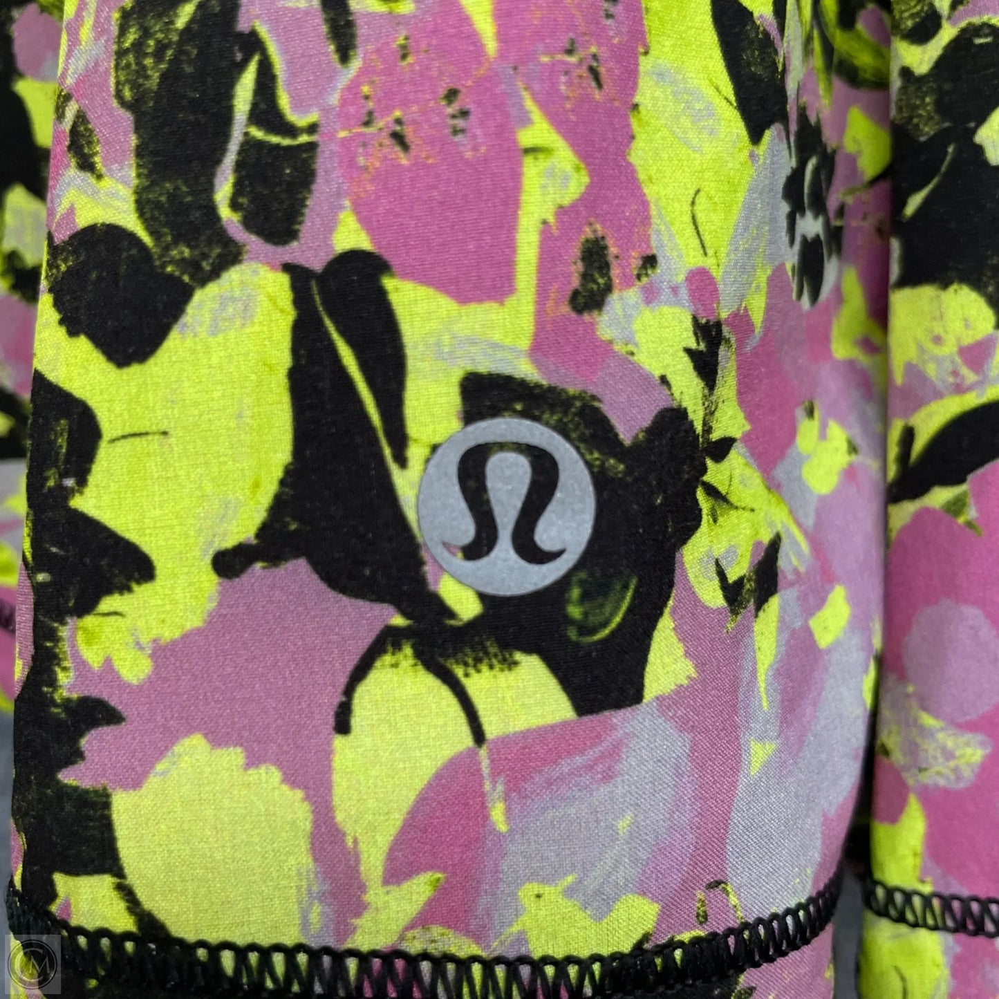 Athletic Skort By Lululemon In Pink & Yellow, Size: 10
