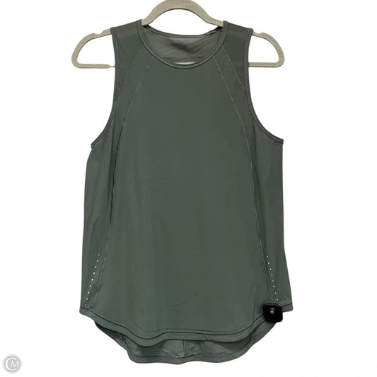 Athletic Tank Top By Lululemon In Green, Size: L