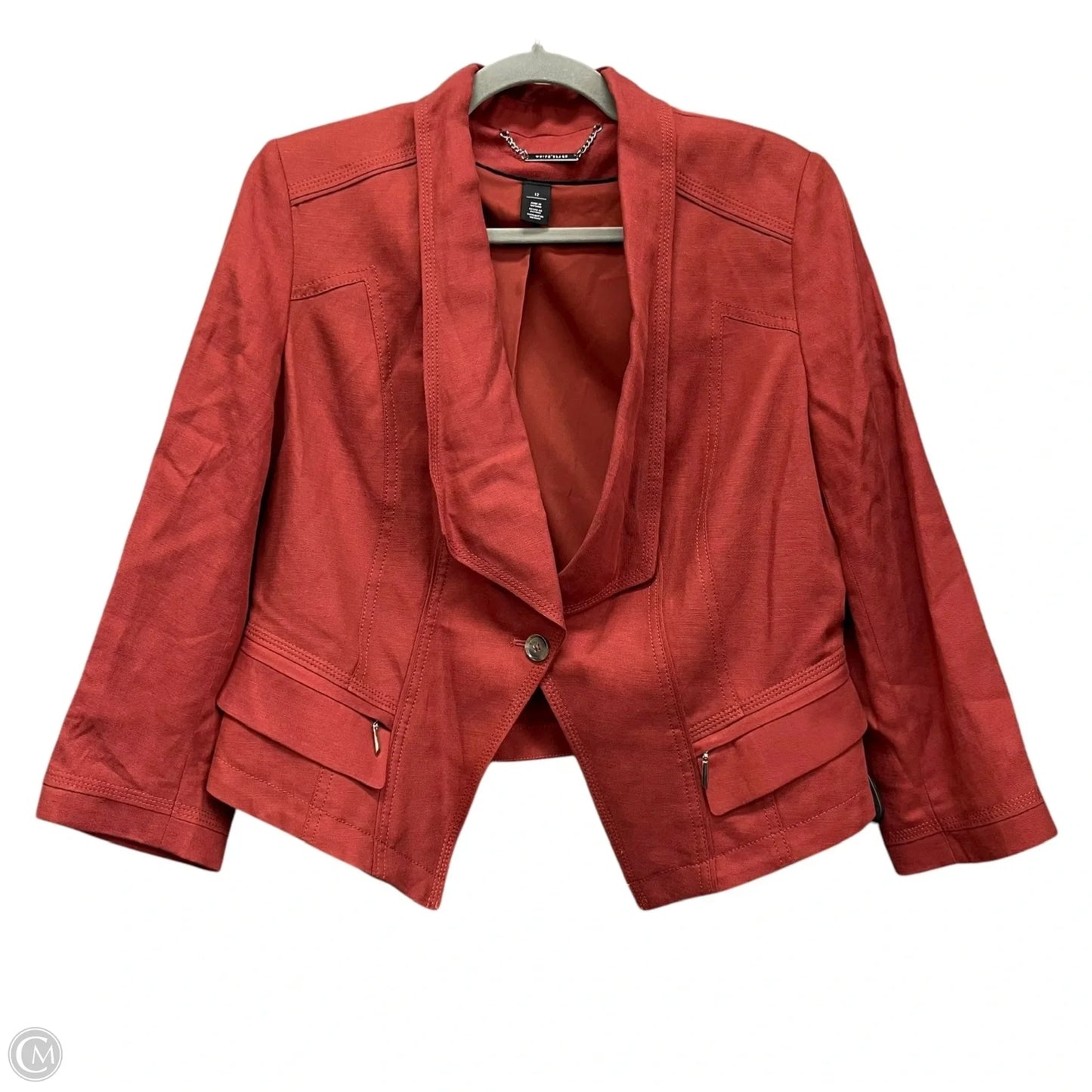 Jacket Other By White House Black Market In Brown & Red, Size: 12