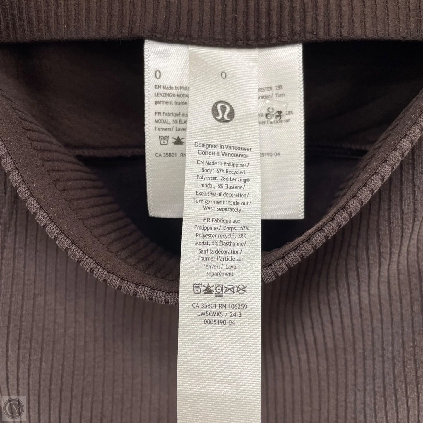 Athletic Leggings By Lululemon In Taupe, Size: 0