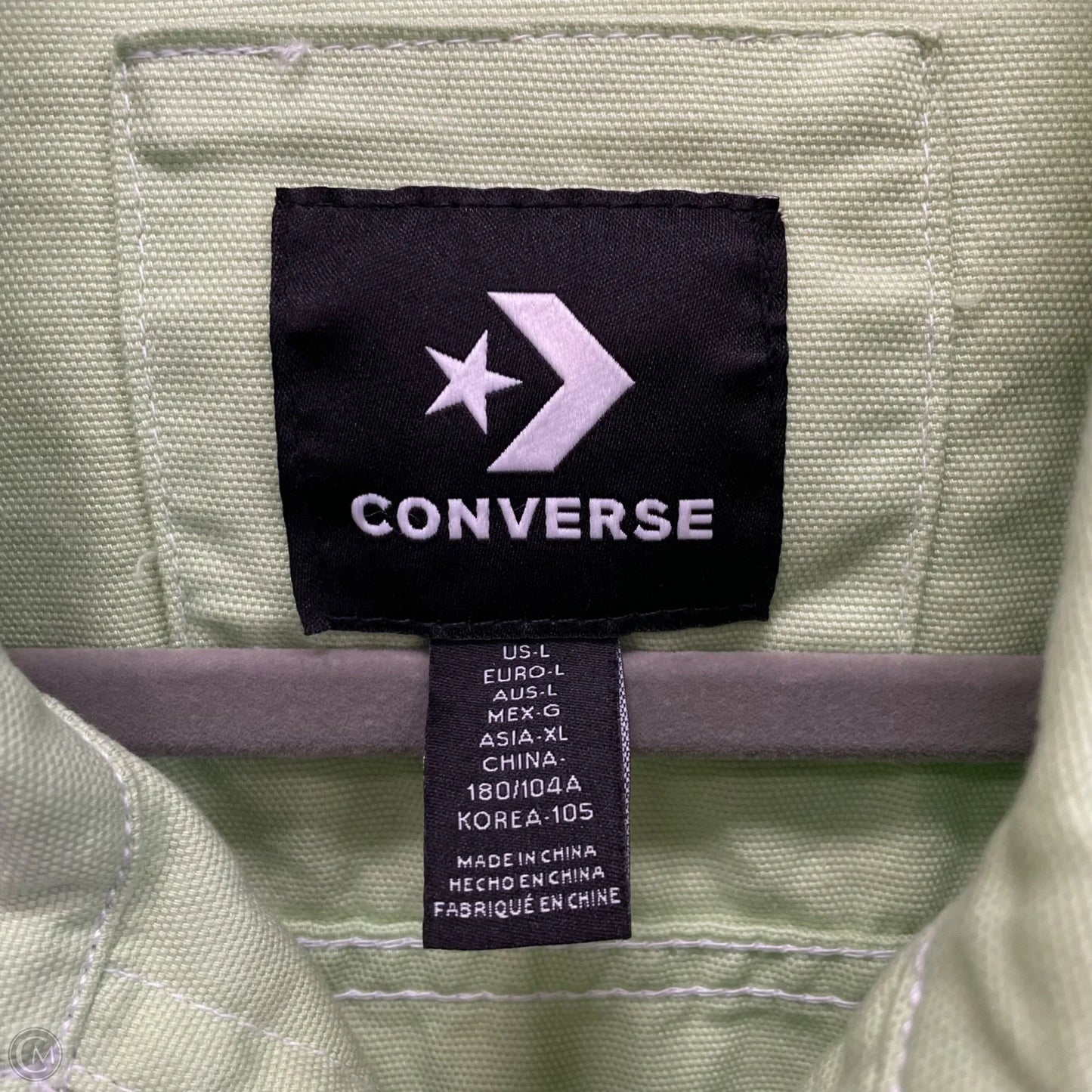 Jacket Utility By Converse In Green, Size: L