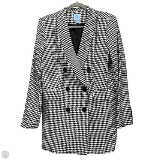 Blazer By Cece In Black & White, Size: 12