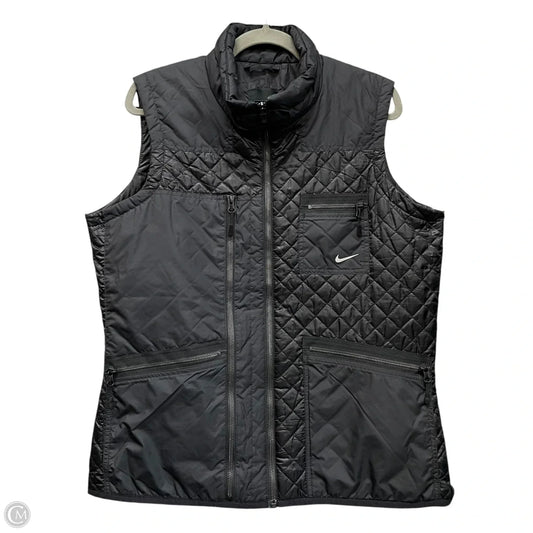 Vest Puffer & Quilted By Nike In Black, Size: Xl
