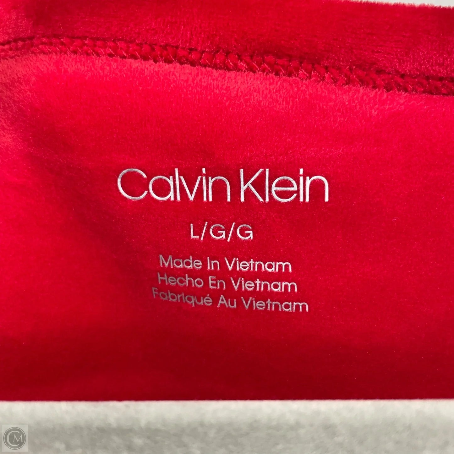 Sweater By Calvin Klein In Red, Size: L