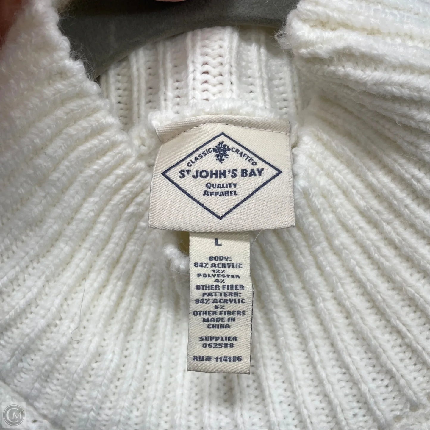 Sweater By St Johns Bay In Multi-colored, Size: L