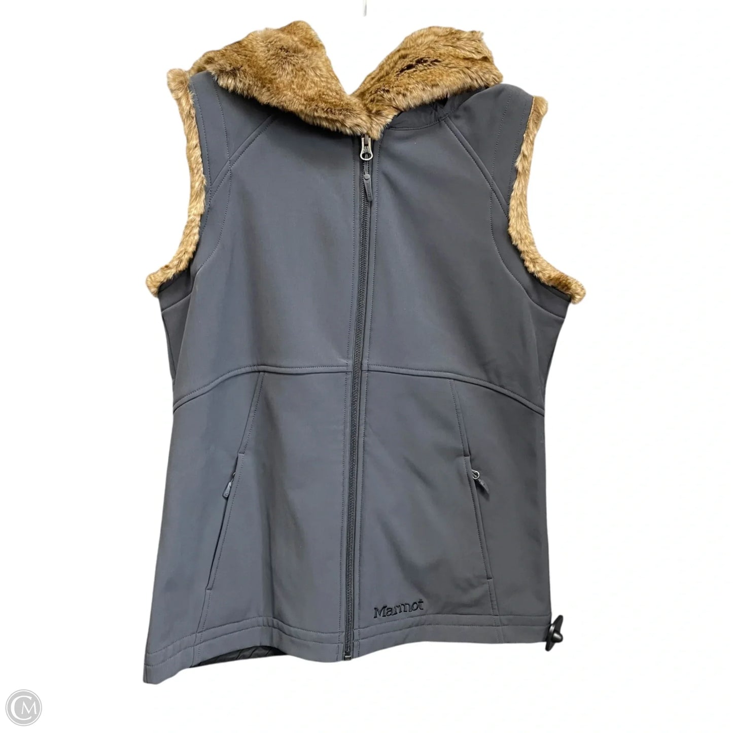 Vest Faux Fur & Sherpa By Marmot In Grey, Size: M
